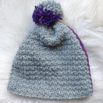 Color Block Slouchy Hat