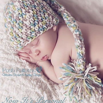 Long Tail Pixie Crochet Hat Pattern 154