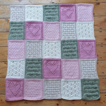 Pretty Patchwork Baby Blanket