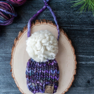 Big Pom Beanie Ornament