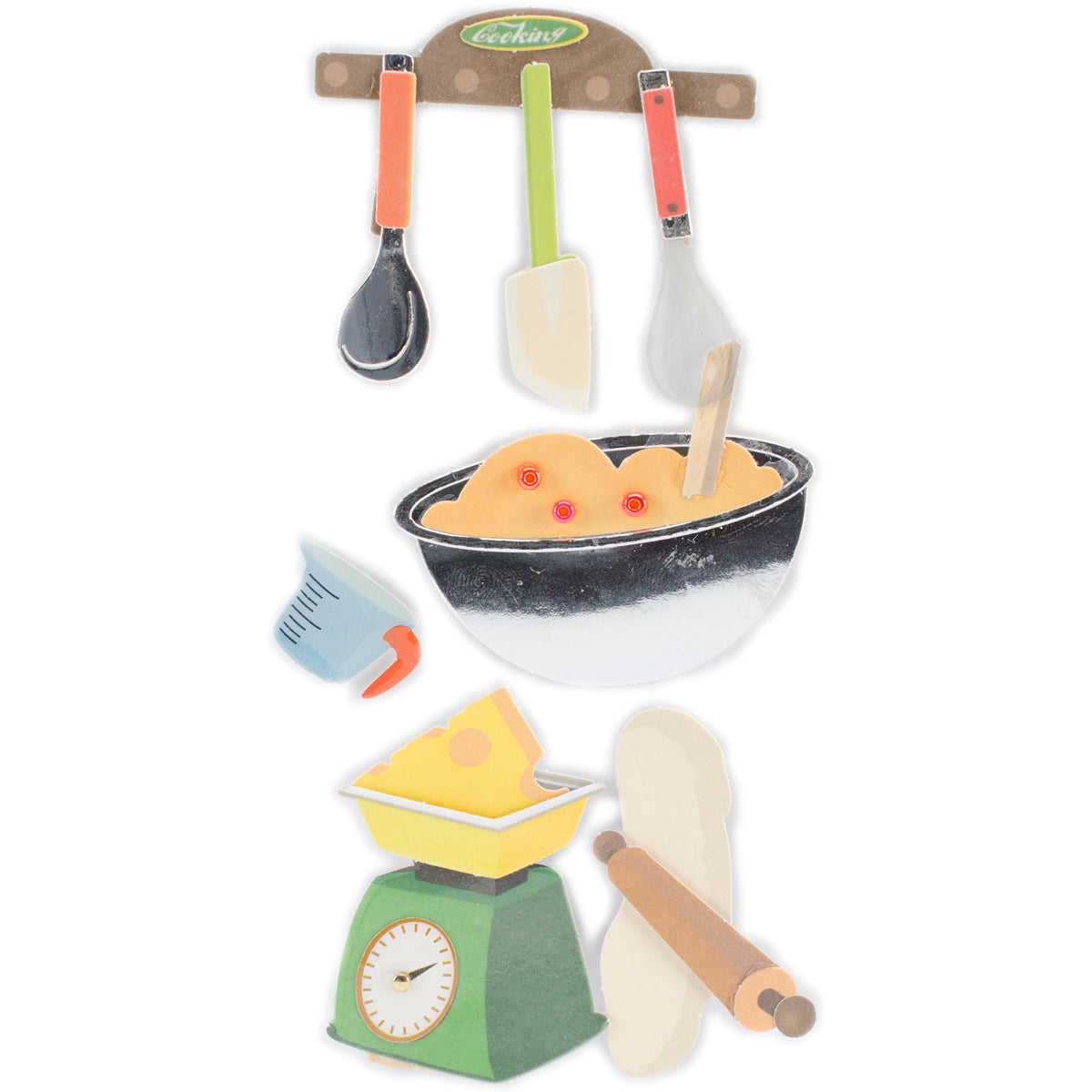 Trends International SandyLion Essentials Dimensional Stickers - Cooking