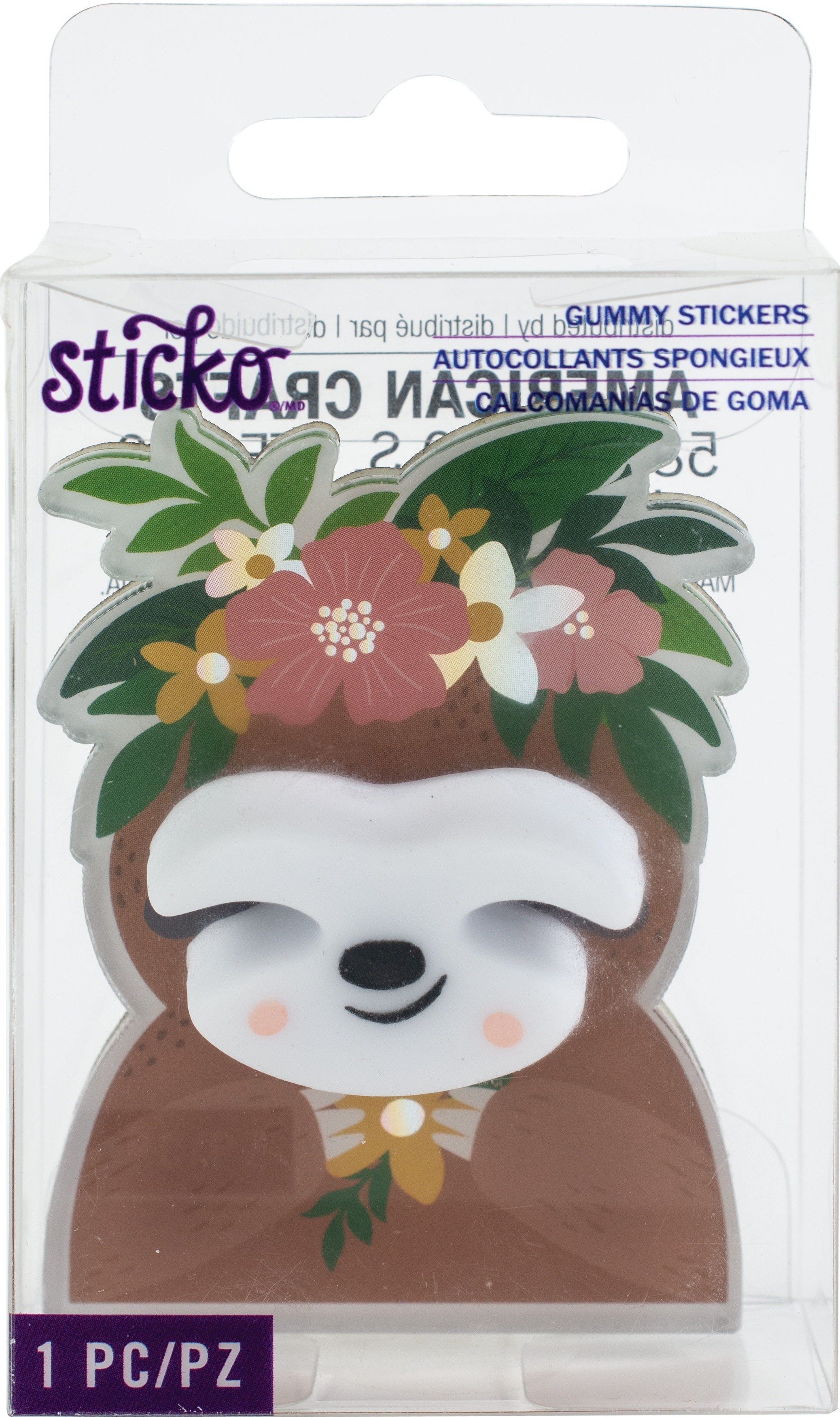 Sticko Gummy Stickers - Floral Animal