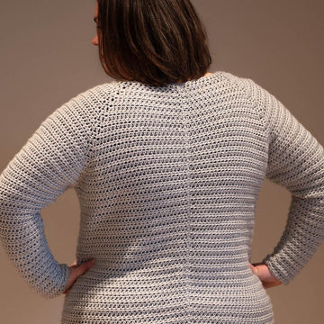 Classic Crochet Raglan Pullover