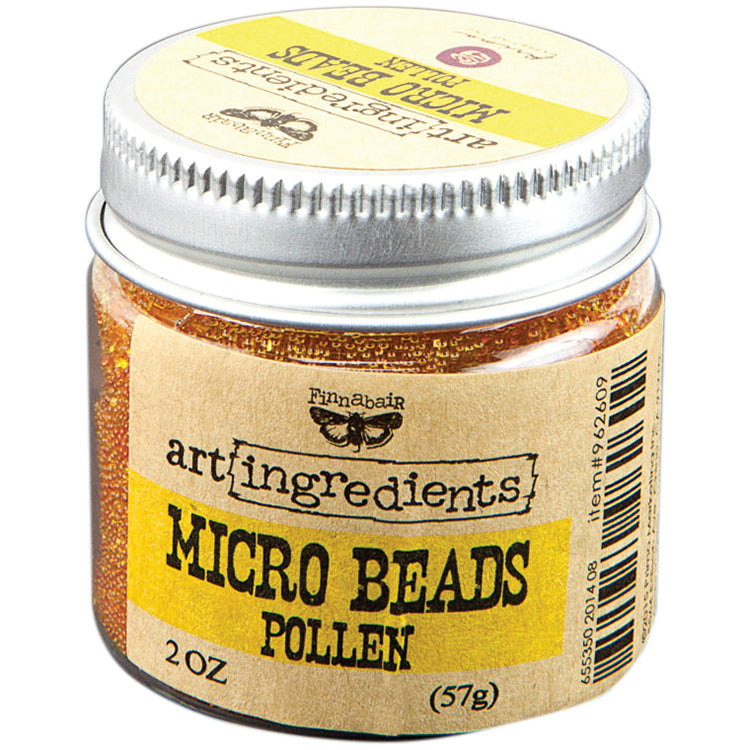 Prima Marketing Finnabair Art Ingredients Micro Beads 2oz - Pollen