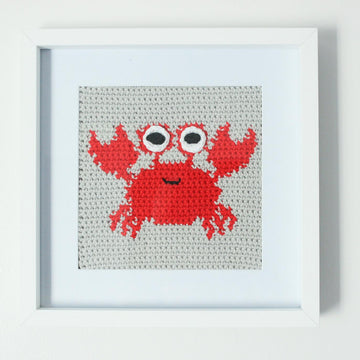 Red Crab Framed Picture