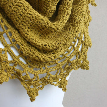 Olive Leaf Shawl