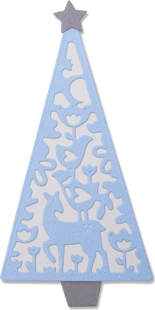 Sizzix Thinlits Dies By Lisa Jones - Folk Christmas Tree
