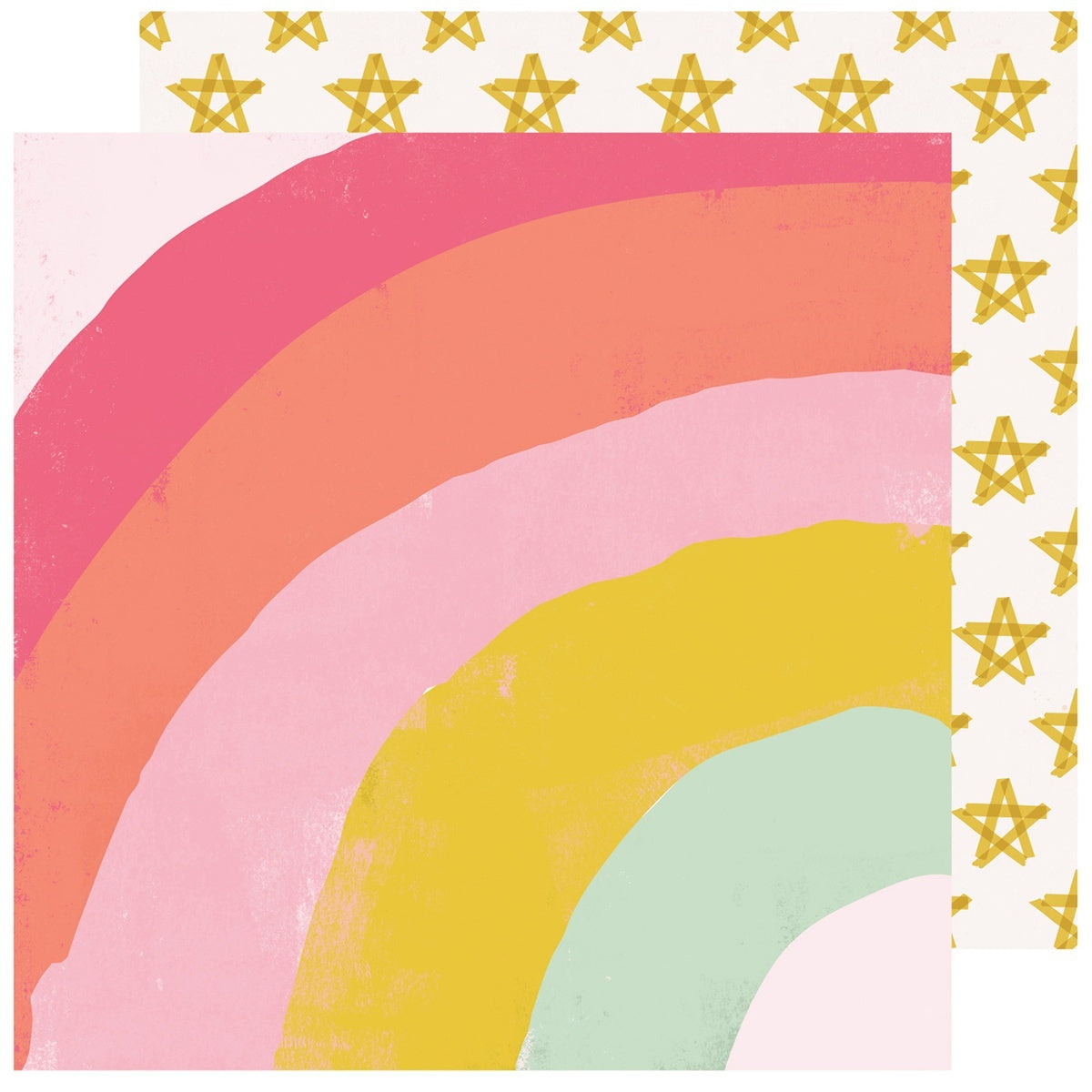 American Crafts Maggie Holmes Sweet Story Double-Sided Cardstock 12"X12" 25/Pkg - Parfait