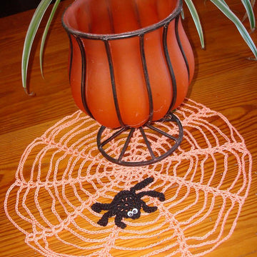 Halloween Spider Doily