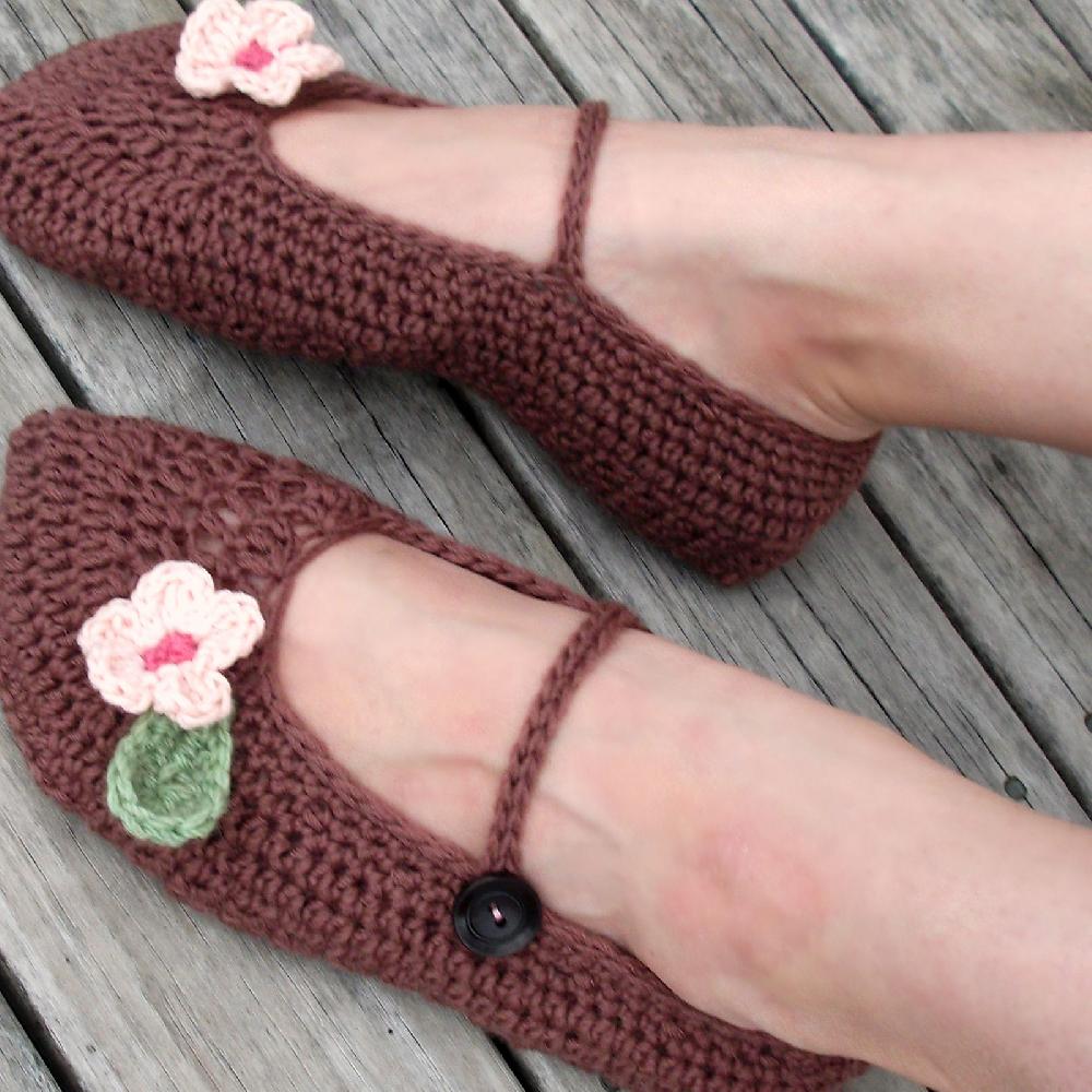 Ladies Boutique Mary Jane Slippers