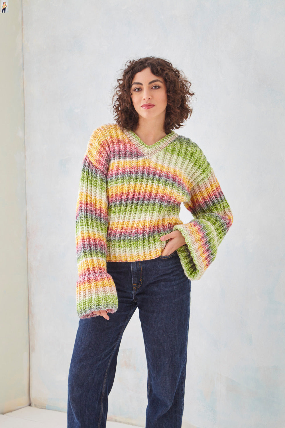 Cardigan & Sweater in King Cole Hedgerow Chunky - P6200 - Leaflet