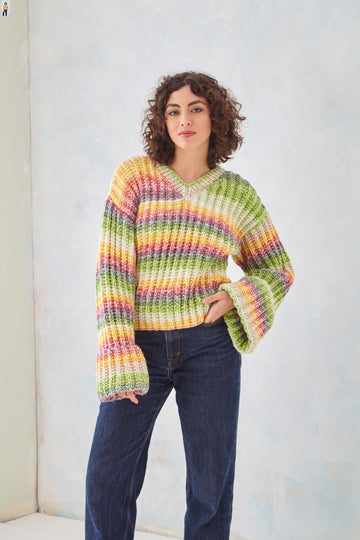 Cardigan & Sweater in King Cole Hedgerow Chunky - P6200 - Leaflet