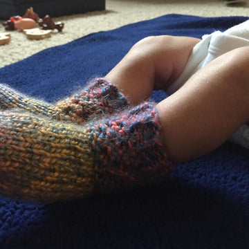 Garter Eyelet Baby Socks