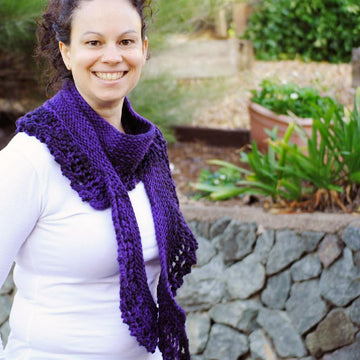 Chunky Scallop Scarf