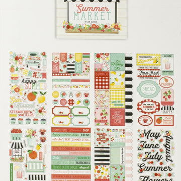 Echo Park Paper Carta Bella Sticker Book - Summer Market