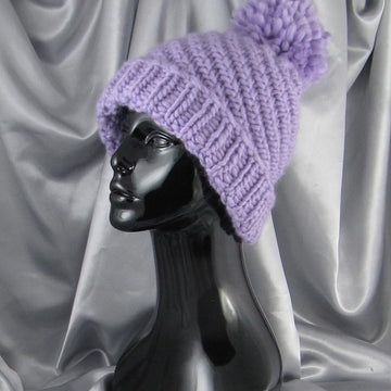 Superfast Swirl Bobble Beanie Hat