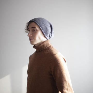 Men`s Slouchy Beanie - Super simple beanie + VIDEO