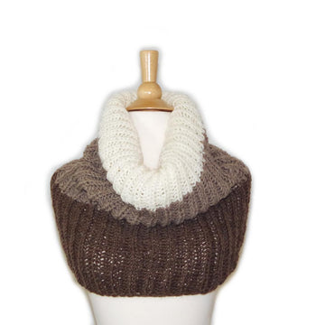 Easy Brioche Cowl in SHORTCUT Brioche Stitch