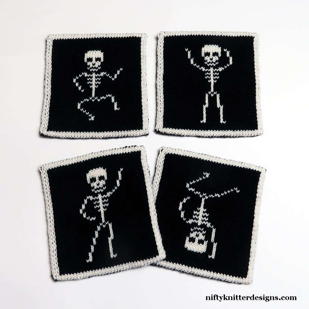 Spooky Scary Skeleton Potholders