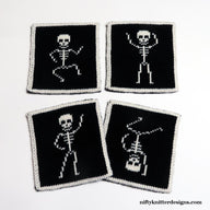 Spooky Scary Skeleton Potholders