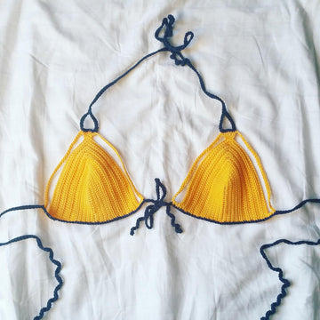 Sexy strappy bikini top