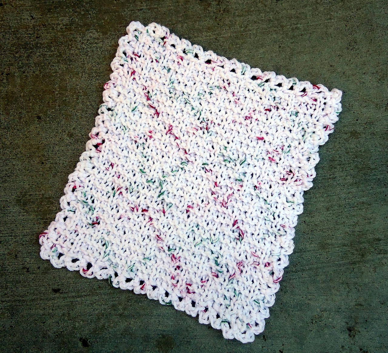 Double Basket Weave Dishcloth