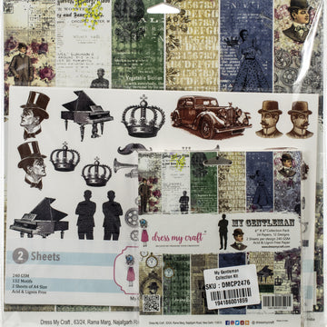 Dress My Craft Collection Kit - The Gentleman