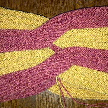 Twisted Slouchy Cowl