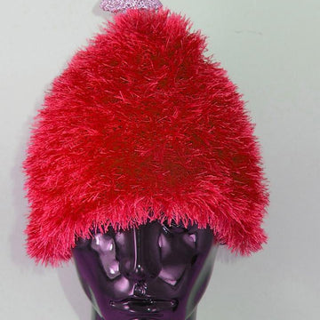 Simple Eyelash Christmas Tree Beanie Hat