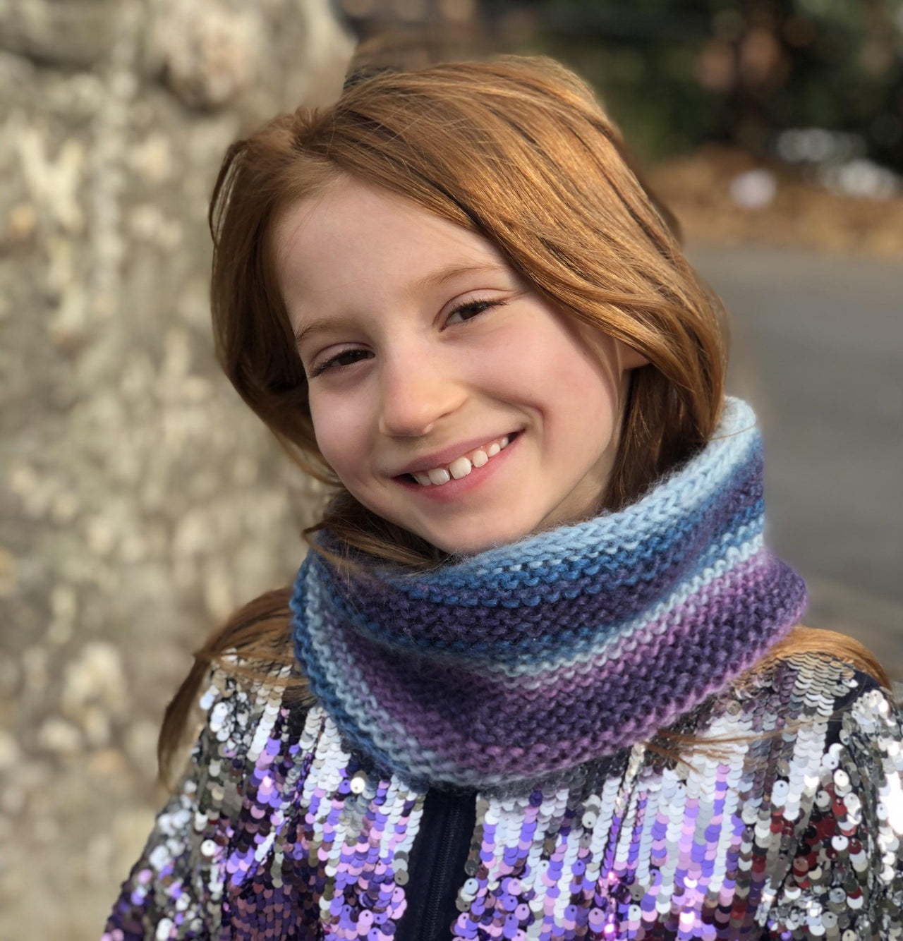 Child corded edge cowl