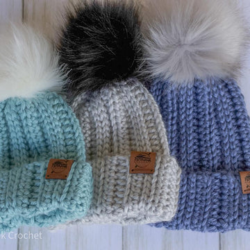 PapioCreek Rib Stitch Beanie