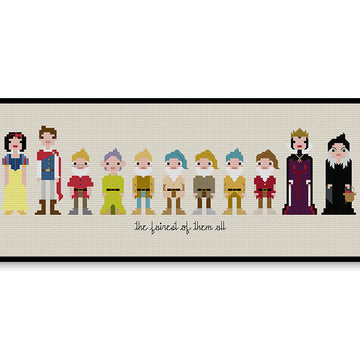 Snow White - PDF Cross Stitch Pattern