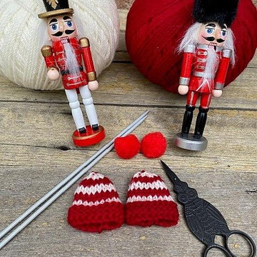 Santa Sleigh Bells Mini Beanies