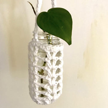 Plant Prop Recycled Spice Jar Hanging Vase