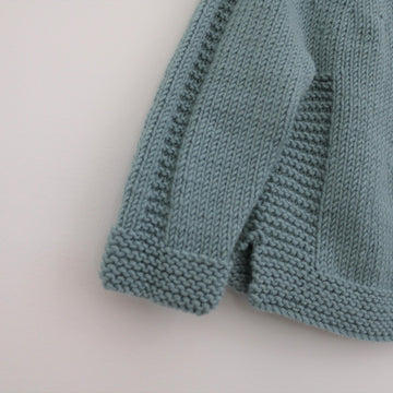 Droolworthy Detachable Bib Sweater in Debbie Bliss Baby Cashmerino BJ14