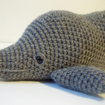 Plush Dolphin Pillow