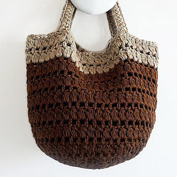 Crochet Tote Market Beach Bag Pattern