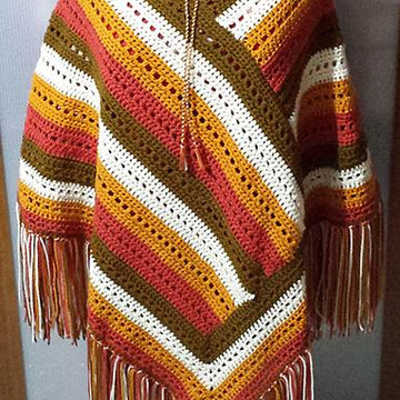 Autumn Morning Poncho