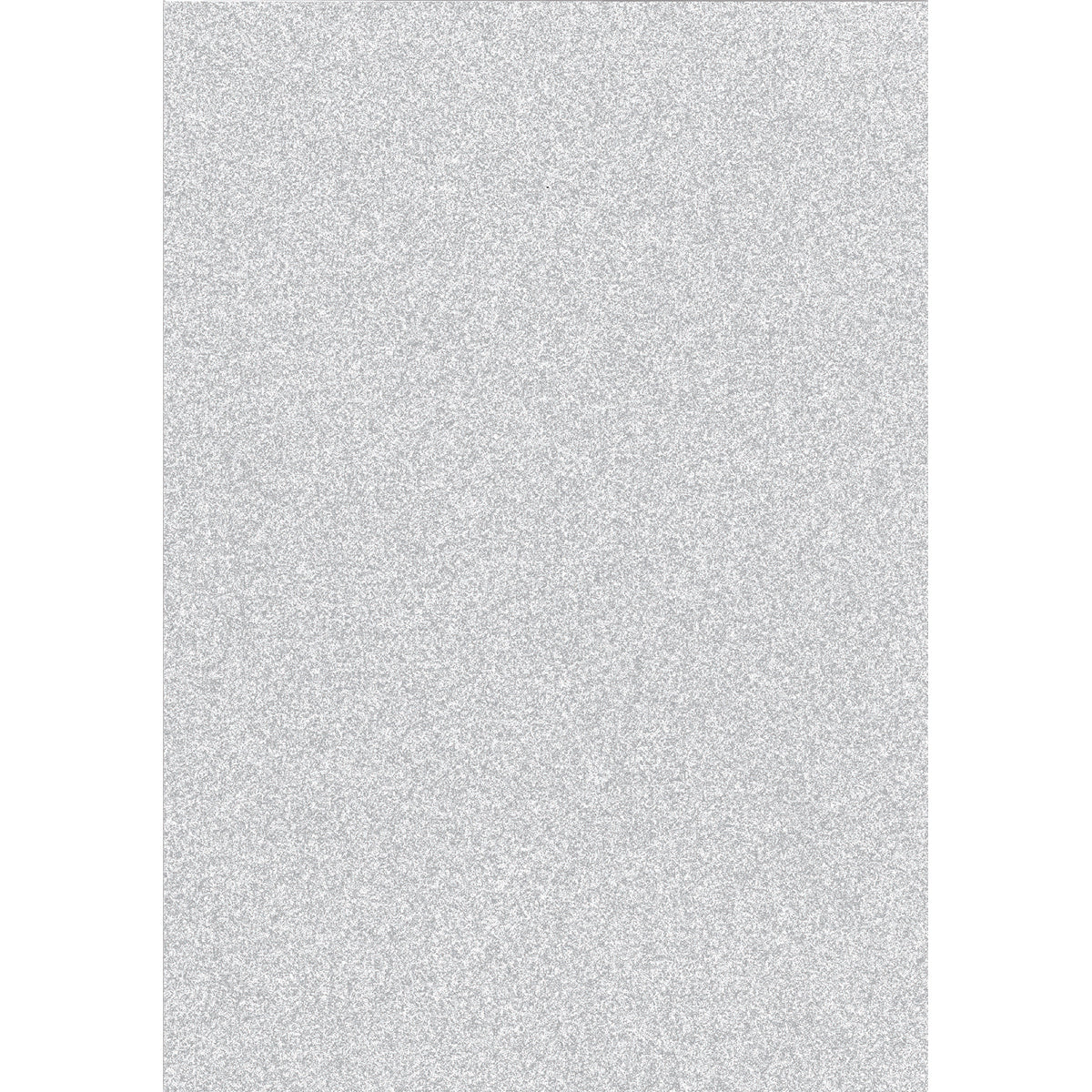 Craft Consortium Always & Forever A4 Glitter Cardstock 10/Pk - Silver