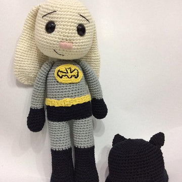 Bat Hero Bunny Amigurumi