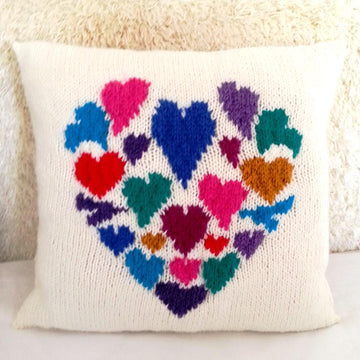 Heart of hearts cushion