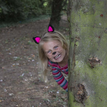 Halloween Black Cat Ears, Hair Clips Pattern