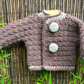 Warm snuggly baby jacket