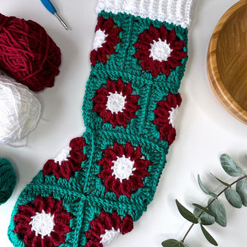 Poinsettia Stocking