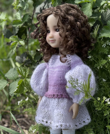 Cozy Embrace Dress for Ruby Red Doll