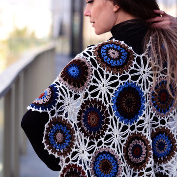 Skylar crochet poncho top