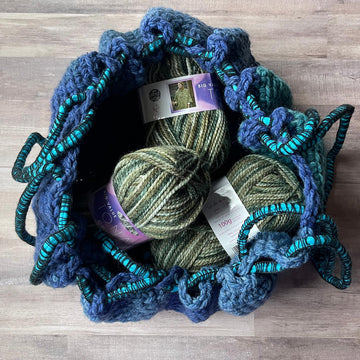 Tunisian Cinch Bag