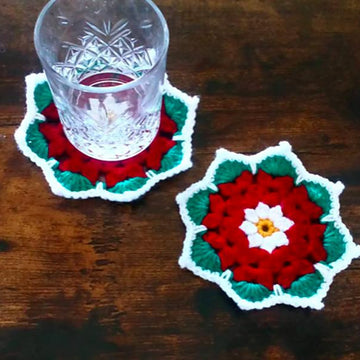 Poinsettia Coaster