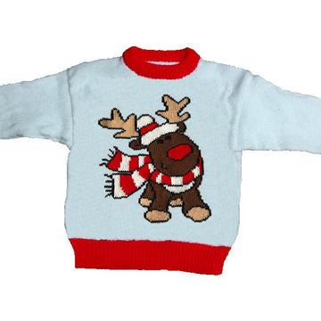 Cute Christmas Rudolph Reindeer Jumper