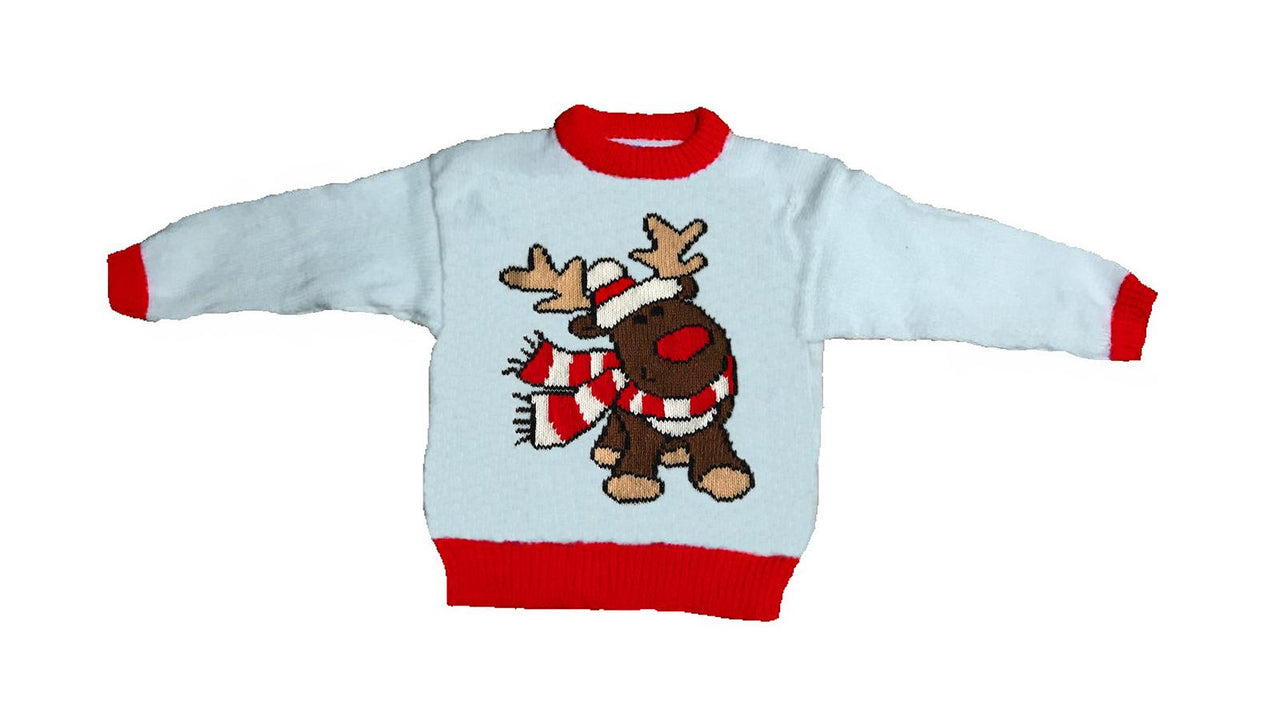 Cute Christmas Rudolph Reindeer Jumper